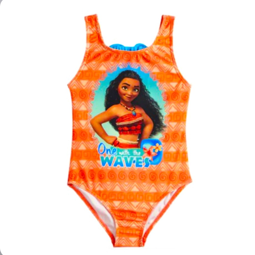 EUC Disney Moana swimsuit 5/6